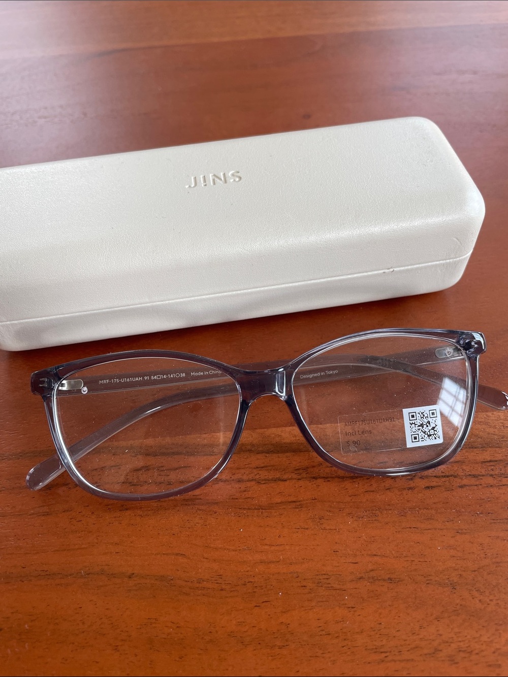 Women's Jins Clear Gray Fashion Glasses